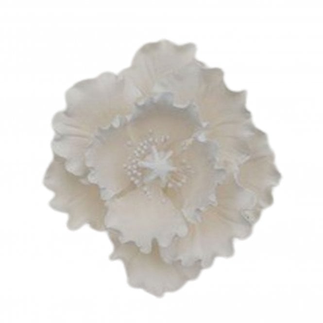 Fleur Maison Snowy Petal Peony: Elegant All-White Edible Sugar Flowers