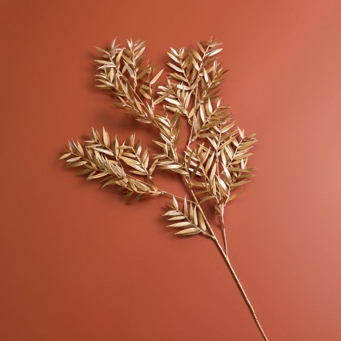 Fleur Maison Vintage Gold Bamboo Leaf