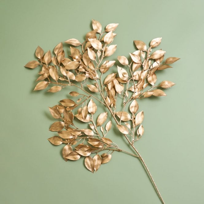 Fleur Maison Vintage Gold Banyan Leaf
