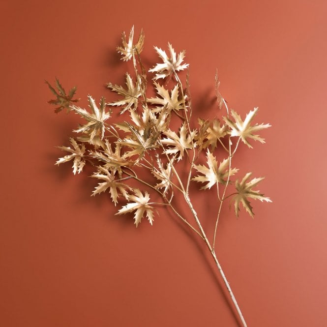 Fleur Maison Vintage Gold Maple Leaf