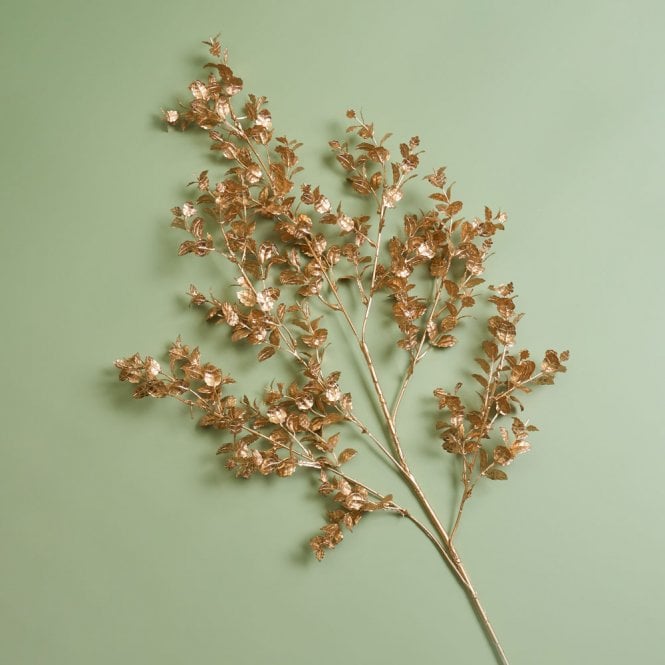 Fleur Maison Vintage Gold Mint Leaf