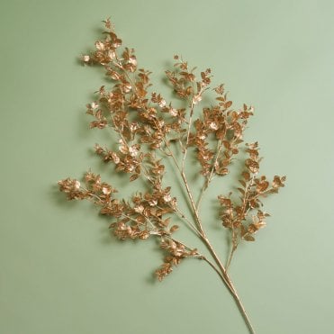 Vintage Gold Mint Leaf
