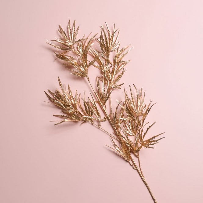 Fleur Maison Vintage Gold Musical Bamboo Leaf
