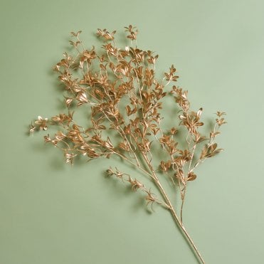 Vintage Gold Oncidium Leaf