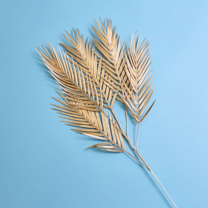 Fleur Maison Vintage Gold Tropical Small Leaf