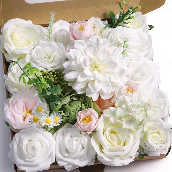 Fleur Maison White Garden - DIY Faux Flower Box Set