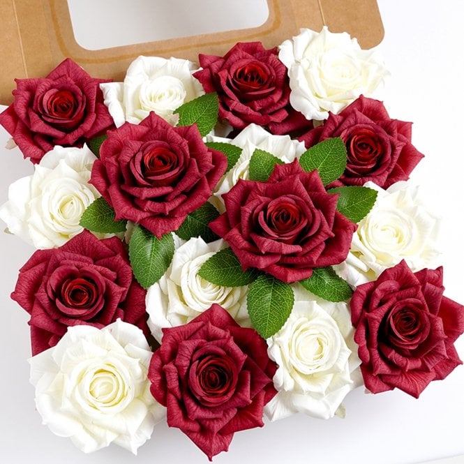 Fleur Maison White Wine and Red Wine Blend - DIY Faux Flower Box Set