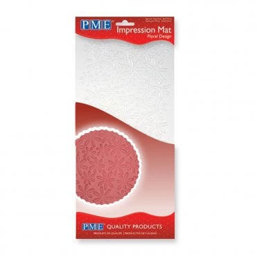 Floral Design Impression Mat - 6" x 12"
