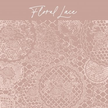 Floral Lace Embossing Parchment Sheets - Pack of 6