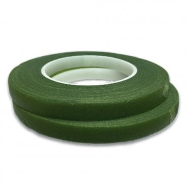 Floral Tape Half Split Dark Green - 6mm x 27M