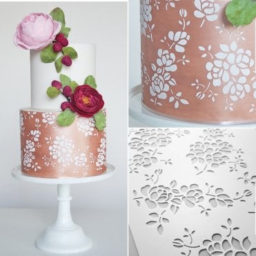 FLORENCE - Double-Barrel Cake Stencil
