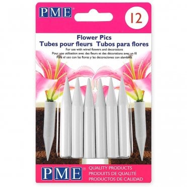 Flower Pics Medium, Pack of 12