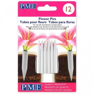 Flower Pics Small, Pack of 12