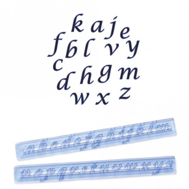 FMM Sugarcraft Alphabet Lower Set Script Case