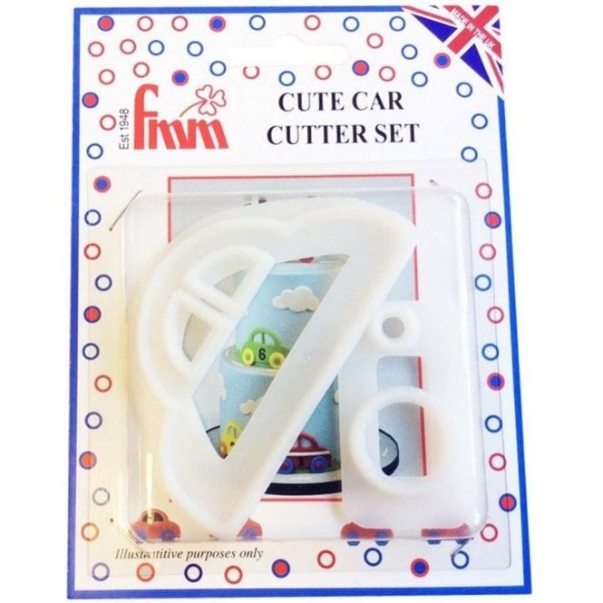 FMM Sugarcraft Cute Car Cutter Set