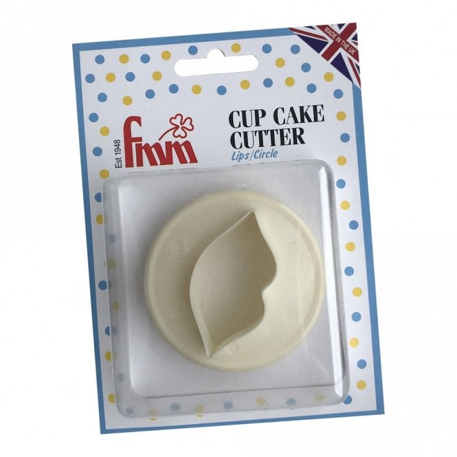 FMM Sugarcraft Double Sided Cupcake Cutter Lips/Circle