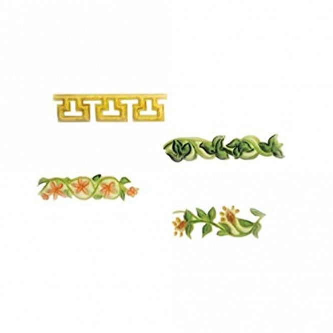 FMM Sugarcraft Embossing Stamp Set Scrolls (1)