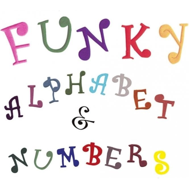FMM Sugarcraft Funky Alphabet & Numbers