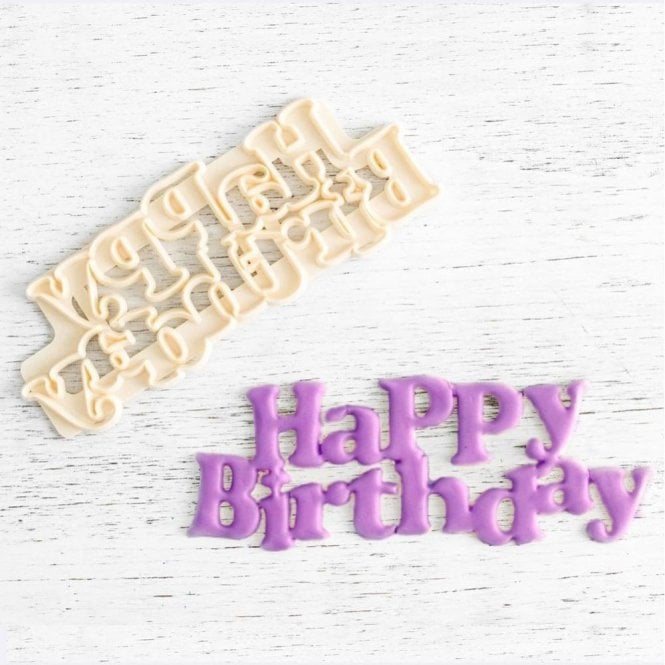FMM Sugarcraft Happy Birthday Cutter