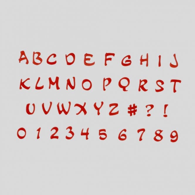 FMM Sugarcraft Magical Alphabet - Upper case & Numbers