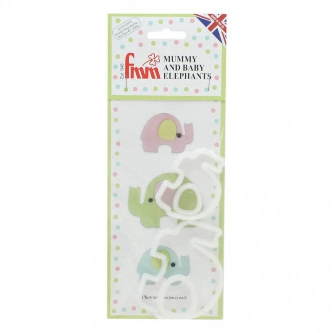 FMM Sugarcraft Mummy & Baby Elephant Cutter Set