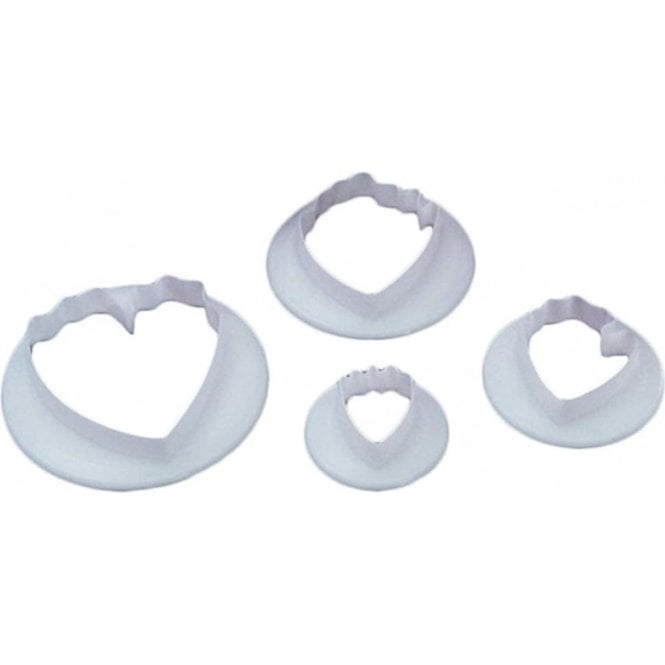 FMM Sugarcraft Peony Plastic Cutter Set of 4