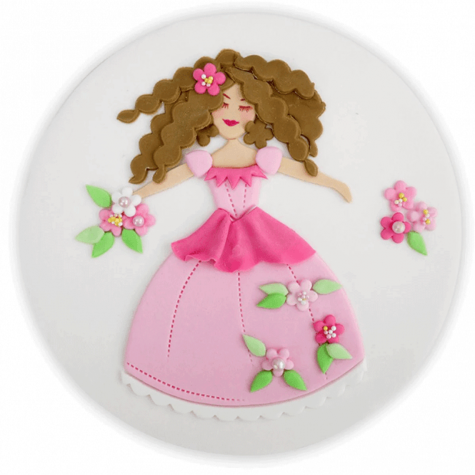 FMM Sugarcraft Princess Cake Topper Cutter - 11 x 15cm