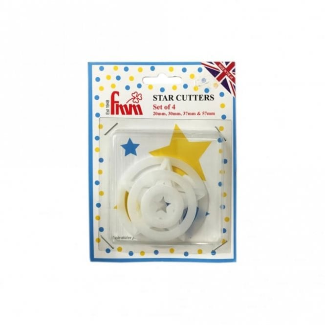 FMM Sugarcraft Star Cutters Set Of 4 - FMM