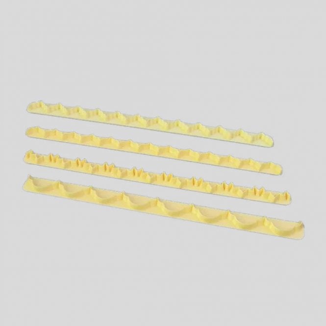 FMM Sugarcraft Straight Frill Set (1-4)