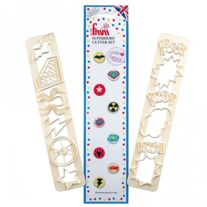 FMM Sugarcraft Superhero cutter set