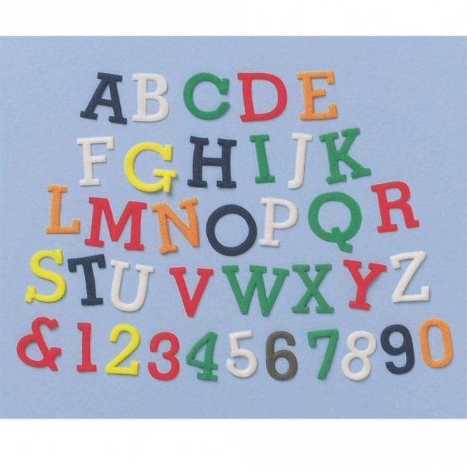 FMM Sugarcraft Uppercase Alphabet And Numbers Tappit Cutter Set - 1.5cm