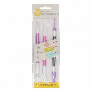 Fondant & Gum Paste Starter Tool - Set of 3