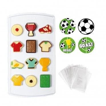 Football Thermoformed Mould Set - 15 x 26 cm