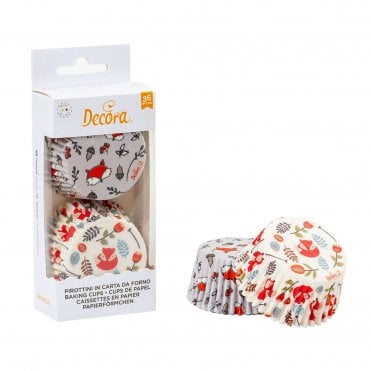 Fox Baking Cups - Pack of 36