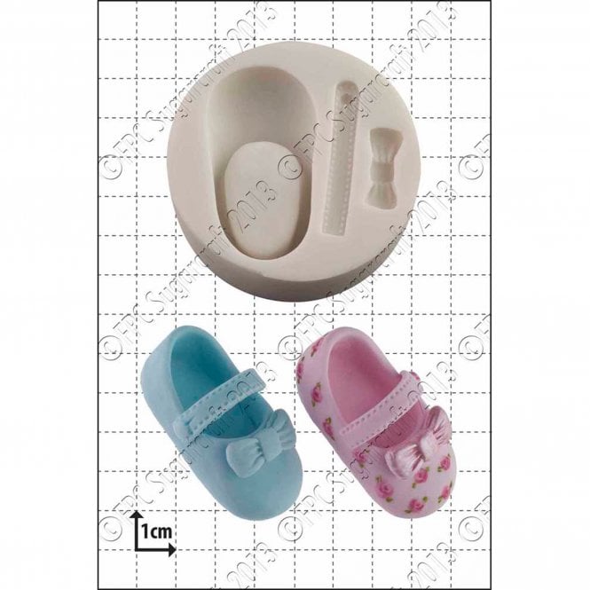 FPC Moulds Baby Shoe' Silicone Mould