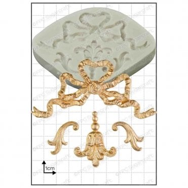 Baroque Ribbon' Silicone Mould
