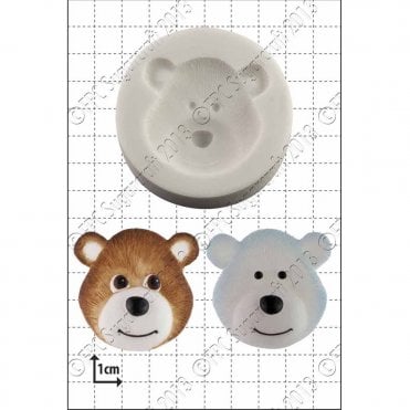Bear Head' Silicone Mould