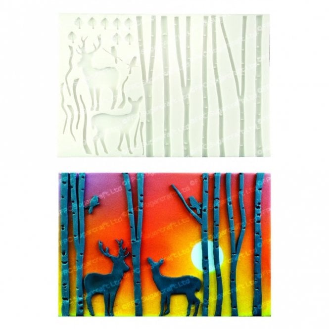 FPC Moulds Birch Silhouette' Silicone Mould