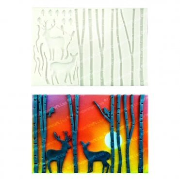 Birch Silhouette' Silicone Mould