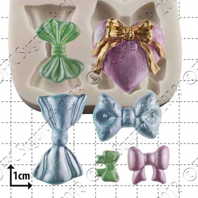 FPC Moulds Bows - Cake Decorating Silicone Mould