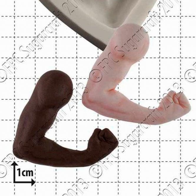 FPC Moulds Bulging Biceps - Cake Decorating Silicone Mould