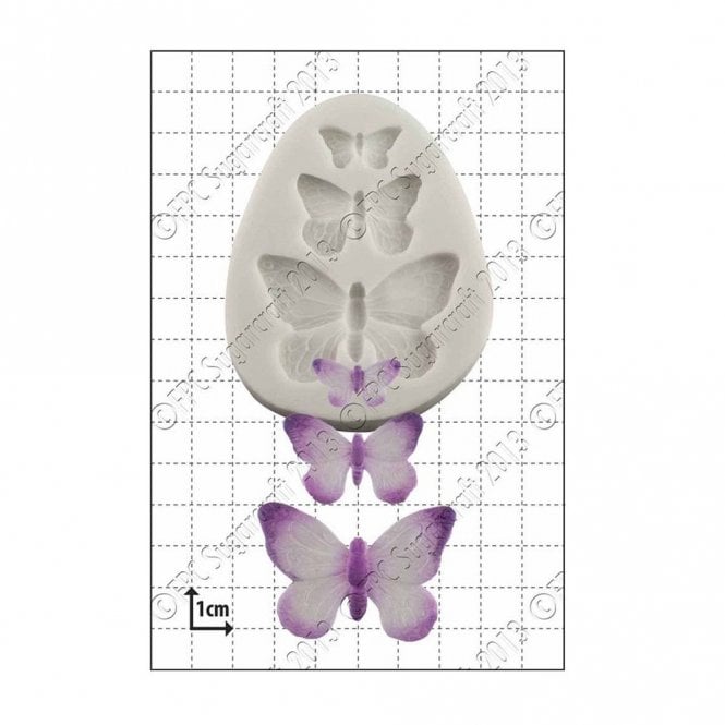 FPC Moulds Butterfly Trio' Silicone Mould