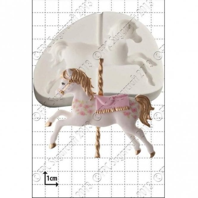 FPC Moulds Carousel Horse' Silicone Mould