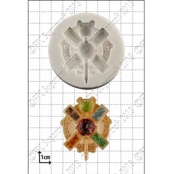 FPC Moulds Celtic Brooch' Silicone Mould