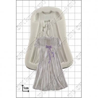 Christening Gown' Silicone Mould