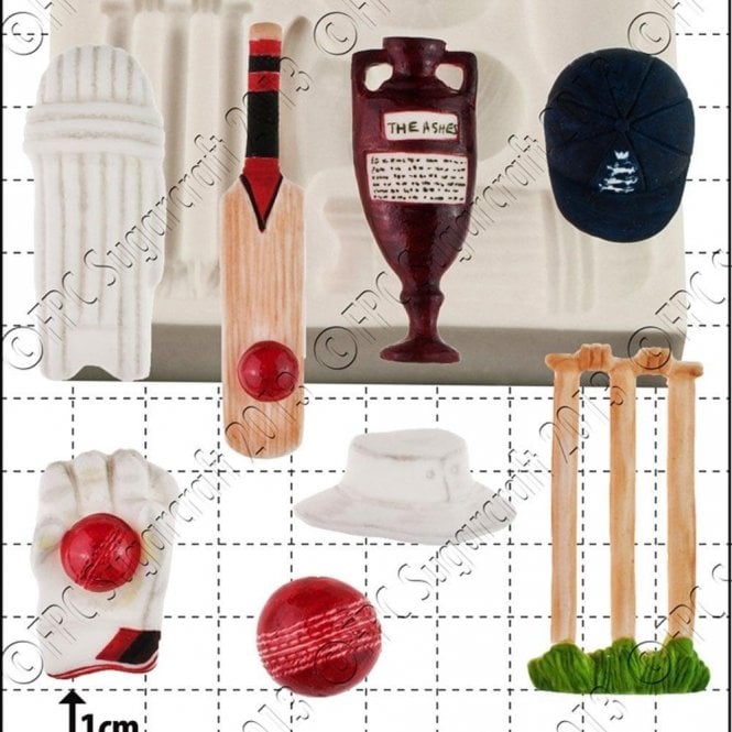 FPC Moulds Cricket - Cake Decorating Silicone Mould