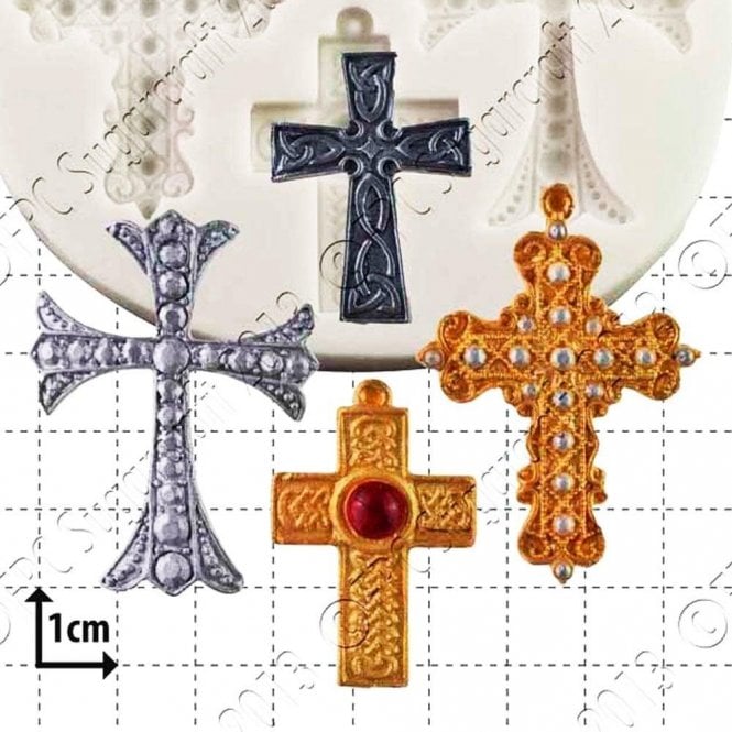 FPC Moulds Crosses - Cake Decorating Silicone Mould