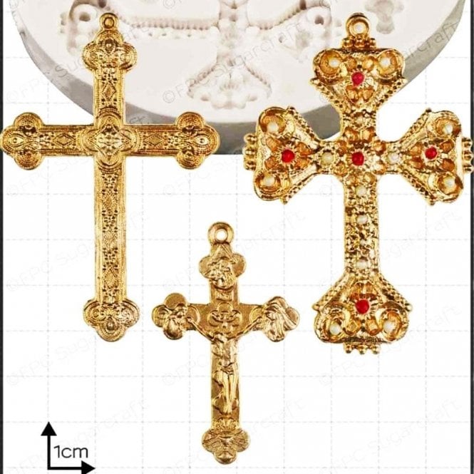 FPC Moulds Crosses (Large) - Cake Decorating Silicone Mould
