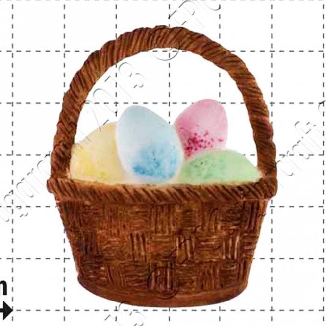 FPC Moulds Easter Basket - Cake Decorating Silicone Mould