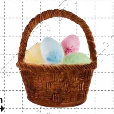 Easter Basket - Cake Decorating Silicone Mould